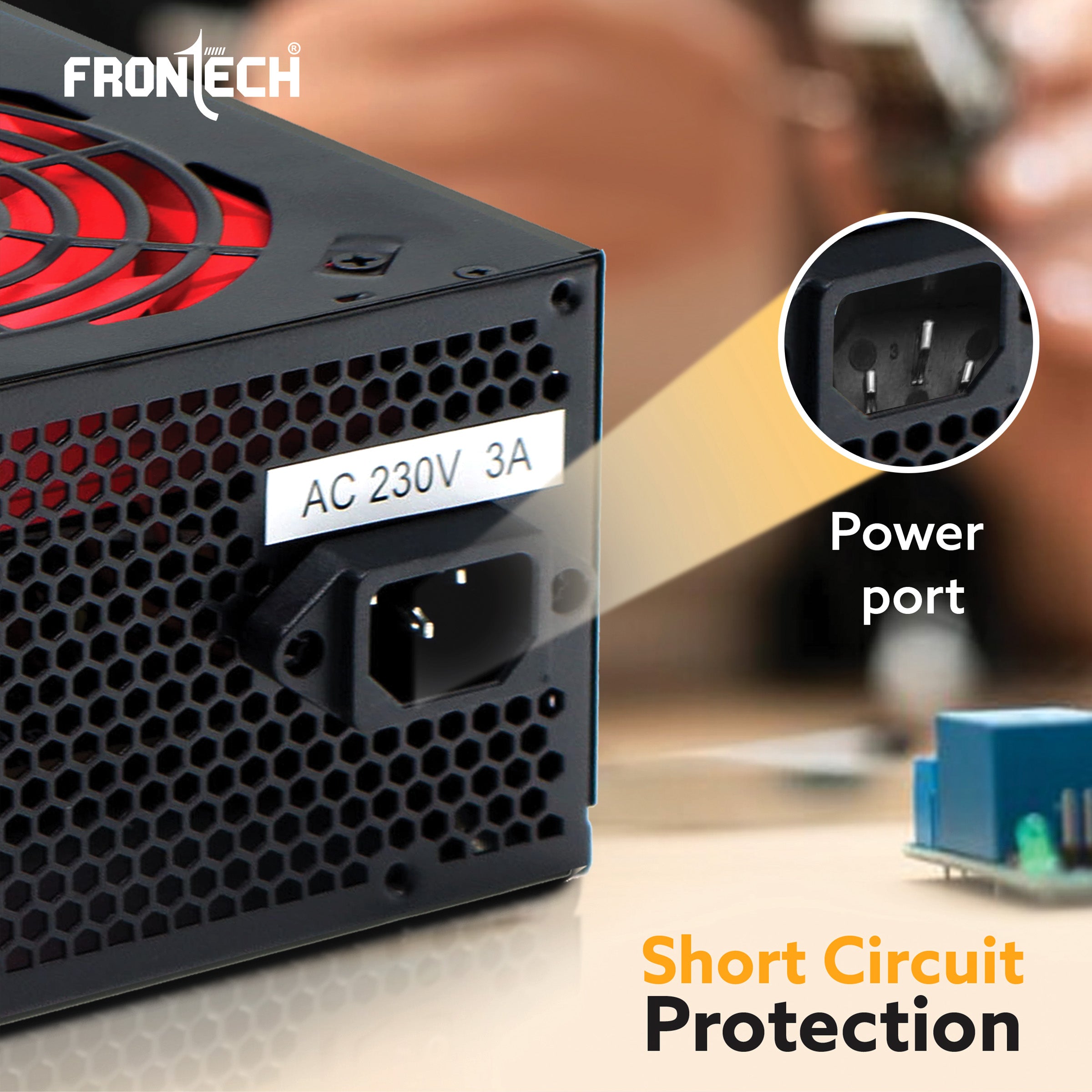 Frontech 800 Watts SMPS Power Supply Unit (PS-0006) Frontech 800 Watts SMPS Power Supply Unit (PS-0006)